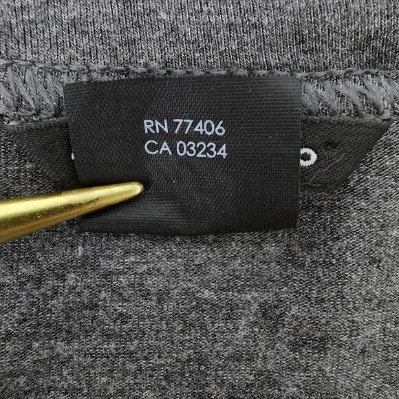 CLUB MONACO Ruched Body-Con Dress Scoop Neck Long sleeve Size XS X-Small Gray - Picture 10 of 10